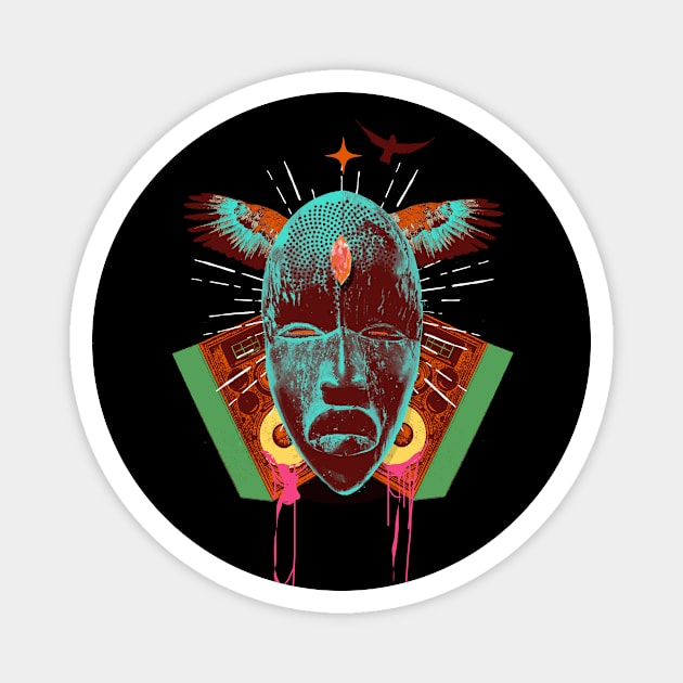 NATIVE BEATS Magnet by Showdeer